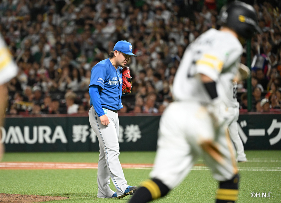 8回裏、金村投手02