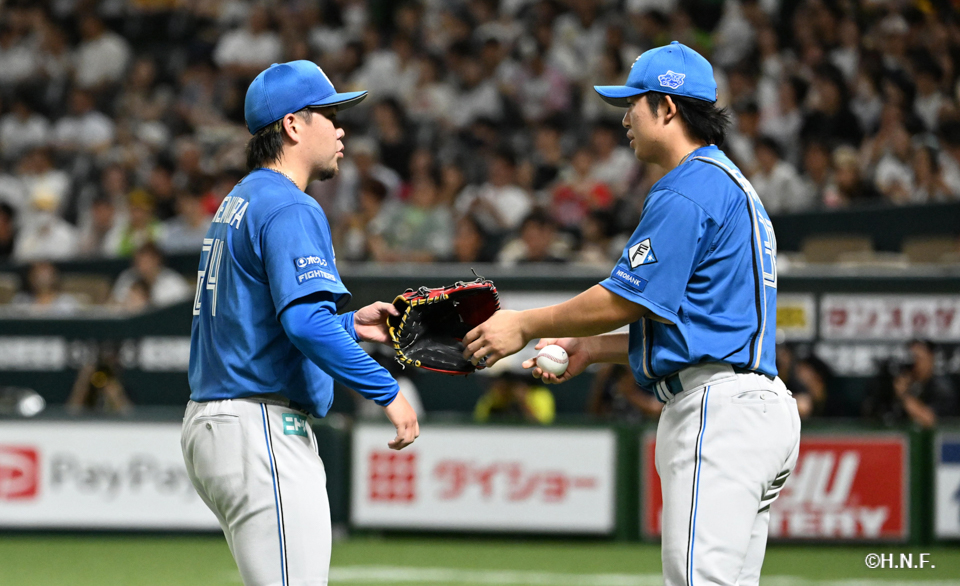 8回裏、金村投手03
