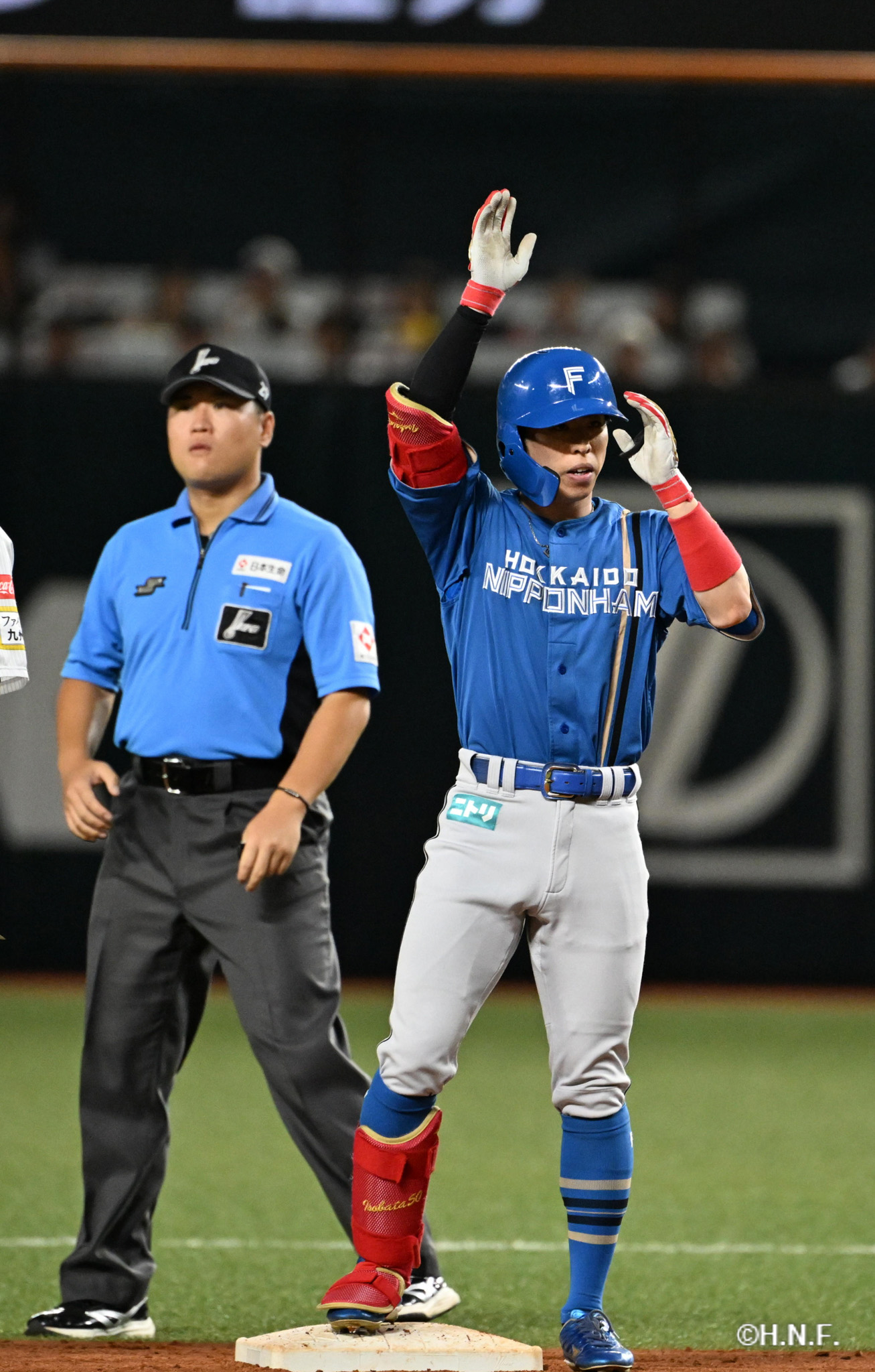 5回表、五十幡選手