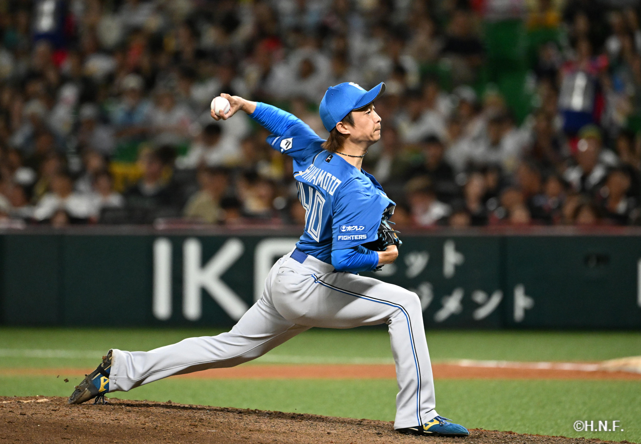 7回裏、島本投手