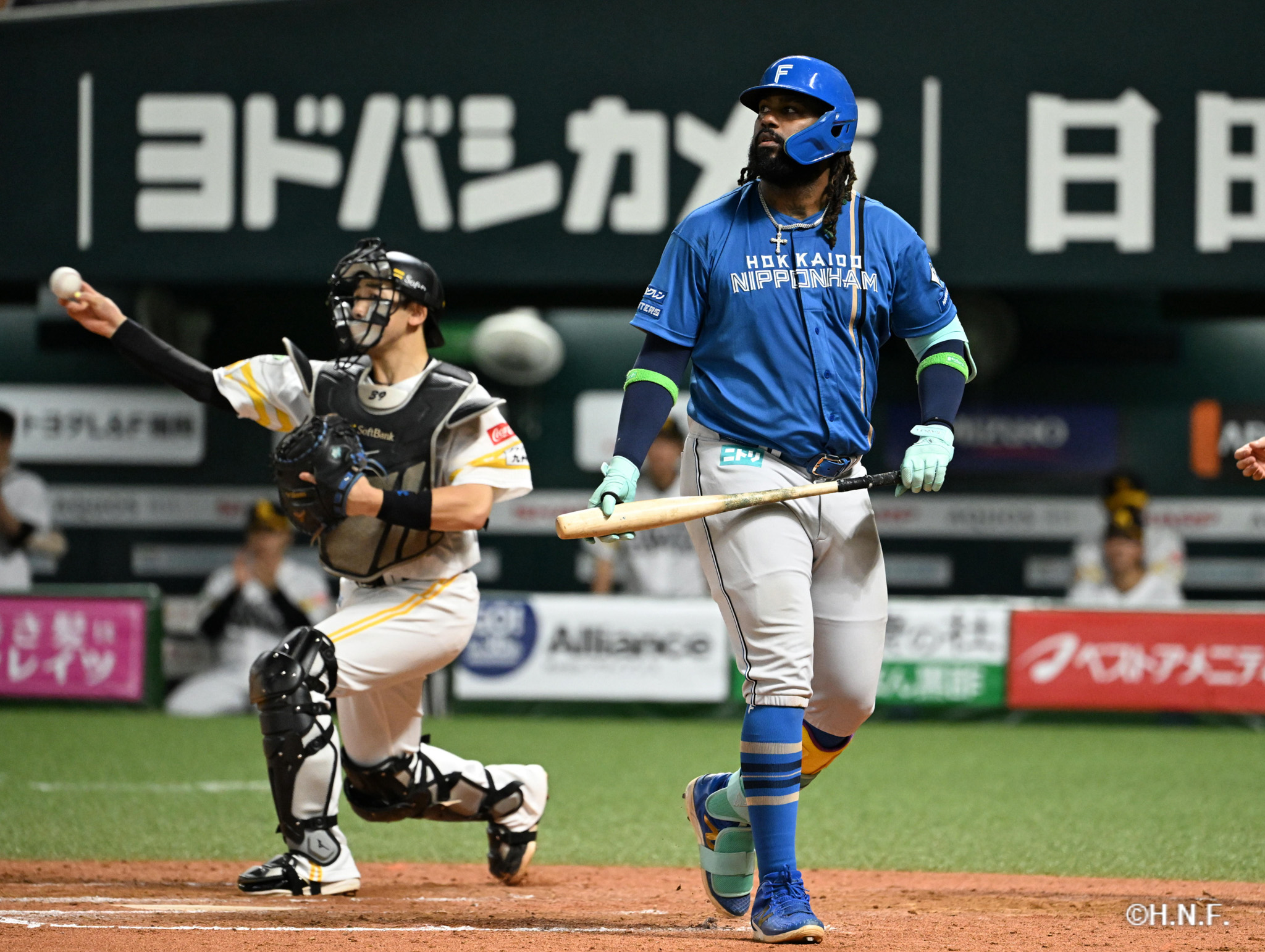 8回表、レイエス選手