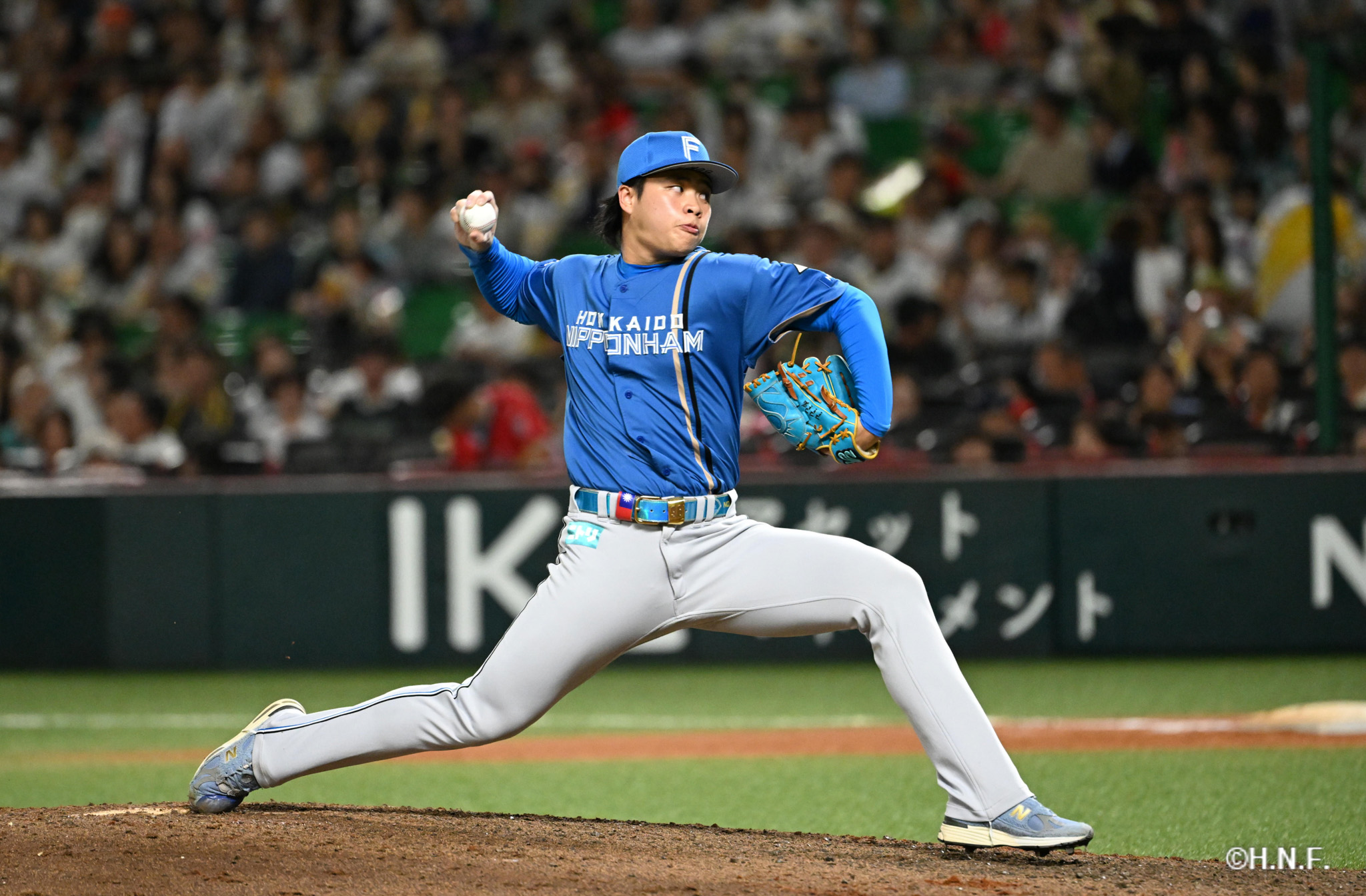 8回裏、孫投手