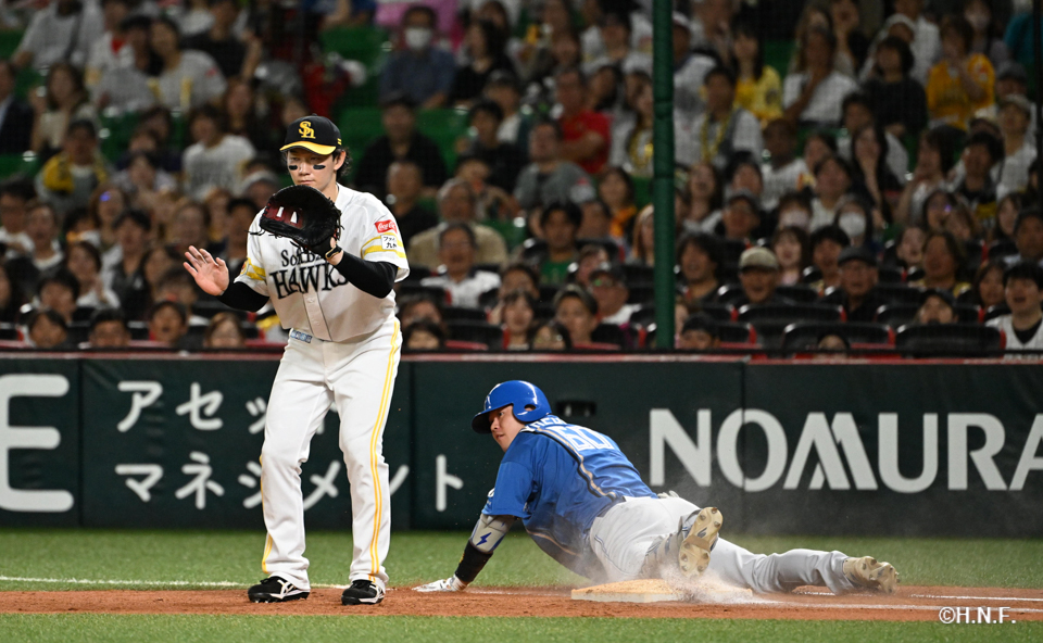 8回表、吉田選手