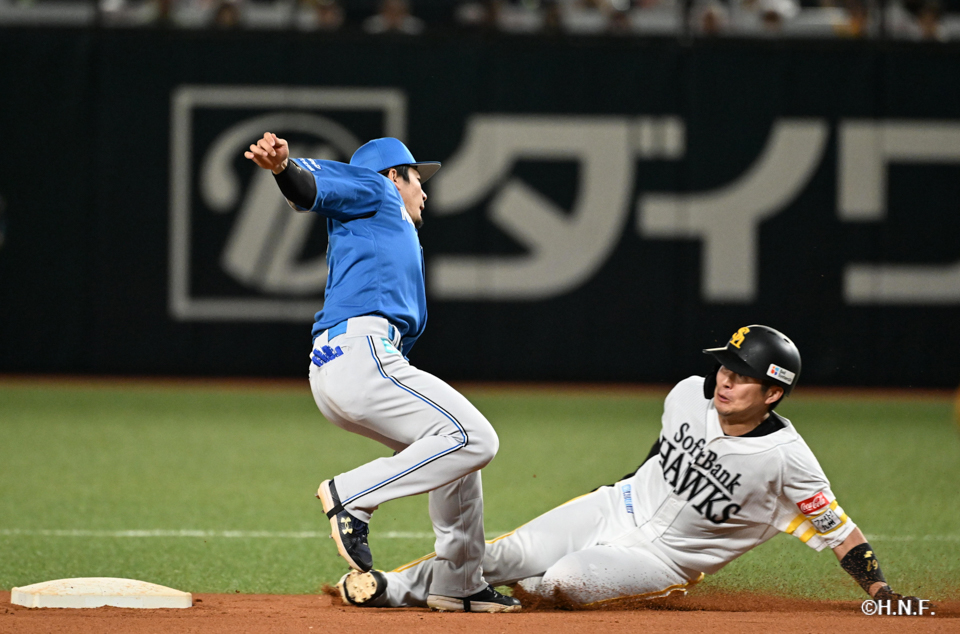 6回裏、水野選手