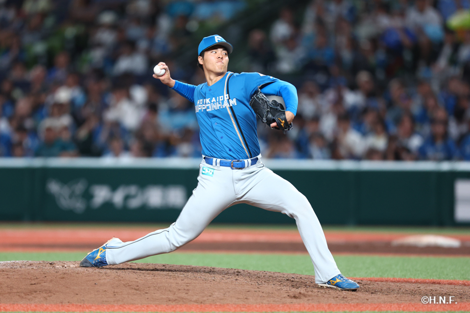 12回裏、柴田投手