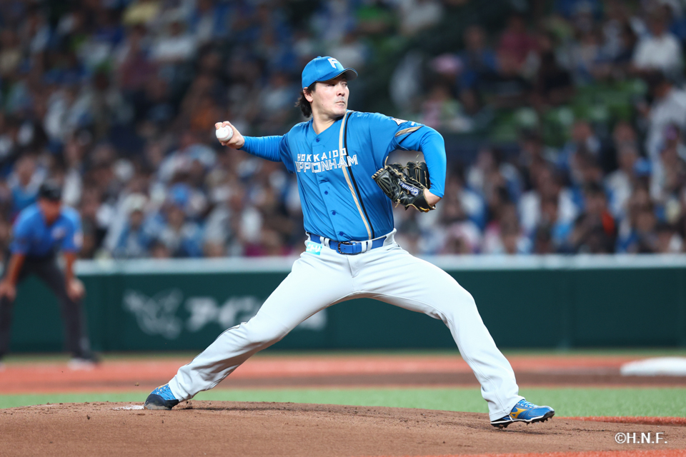 先発の有原投手