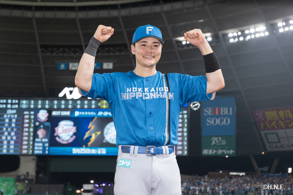 ヒーローの清宮選手