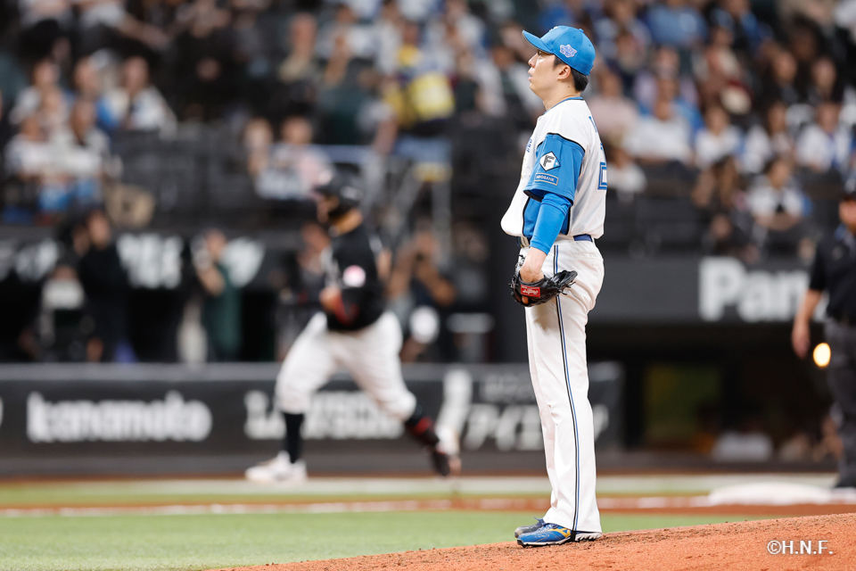 6回表、田中正義投手02