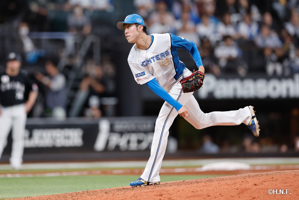 7回表、福島投手01