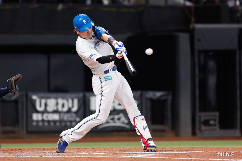 3回裏、野村選手01