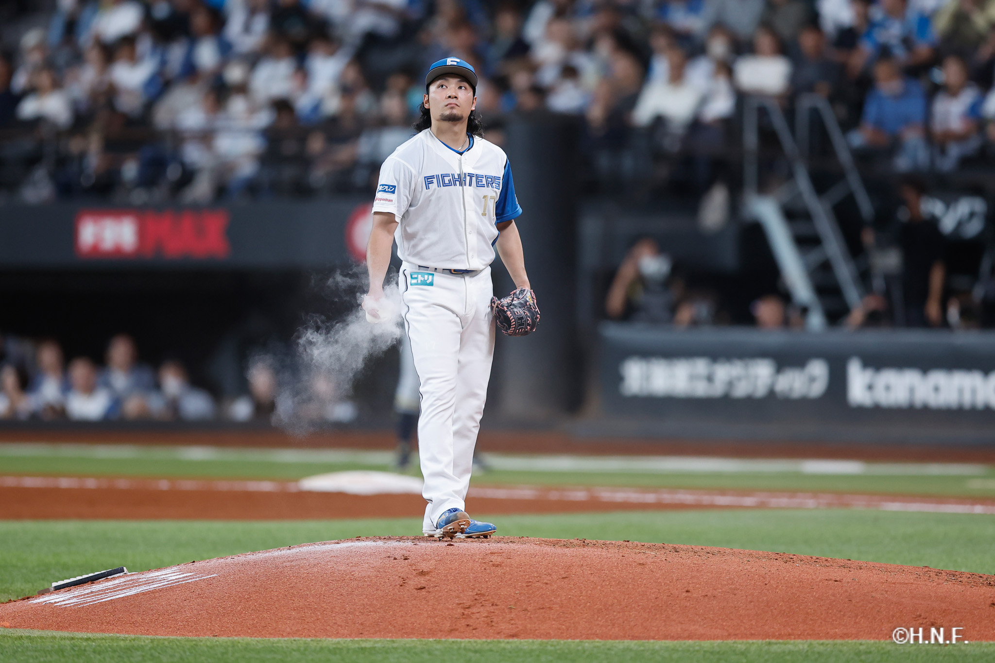 先発の伊藤投手12