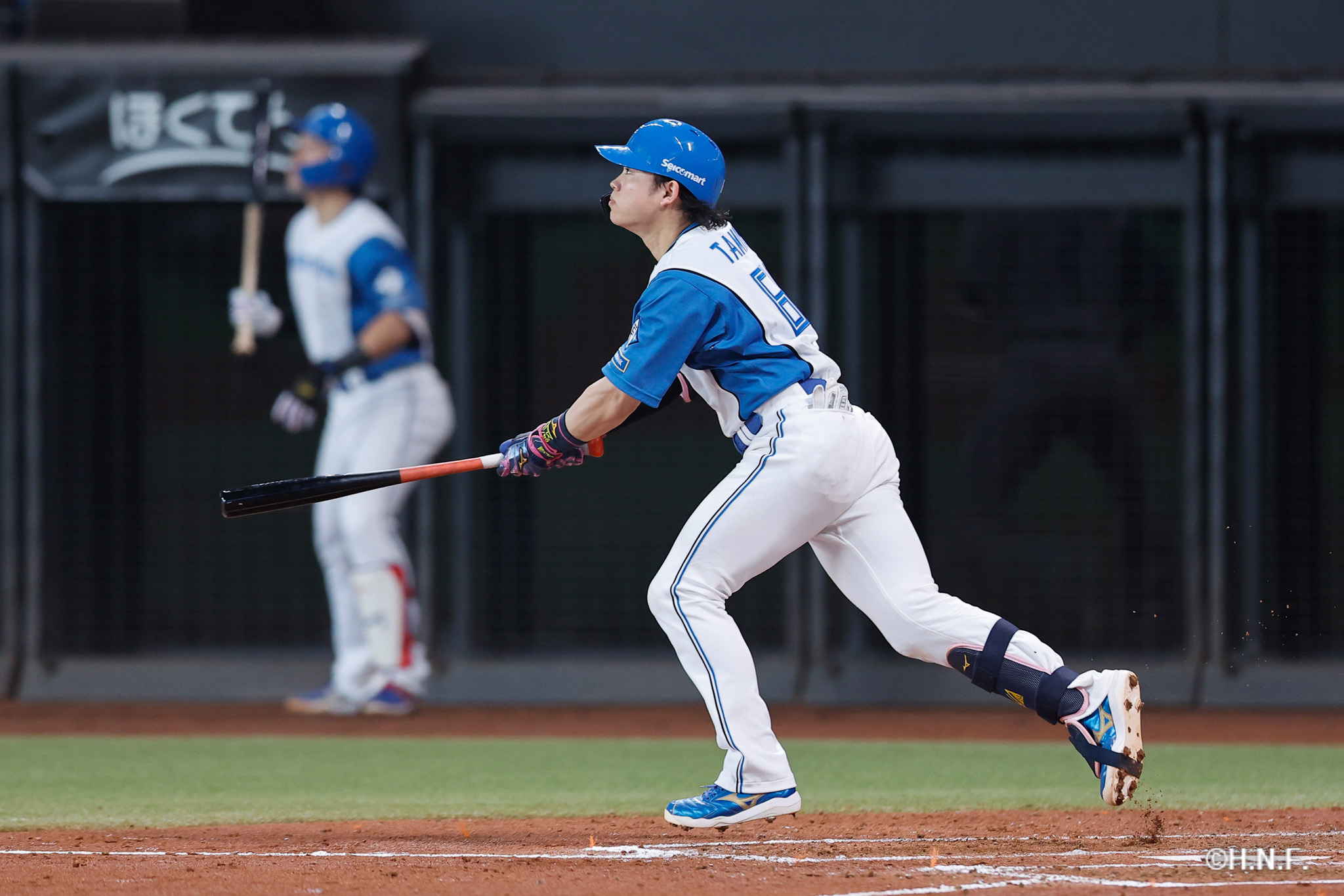 4回裏、田宮選手02