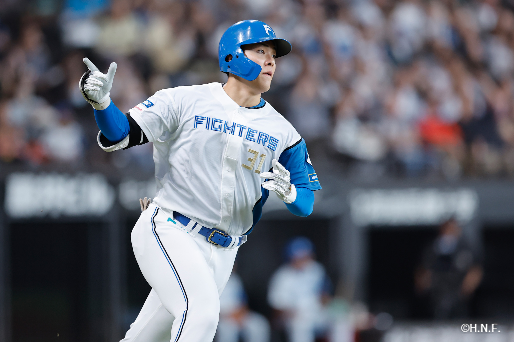 6回裏、柴田選手11