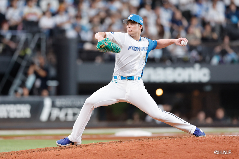 5回表、上原投手02