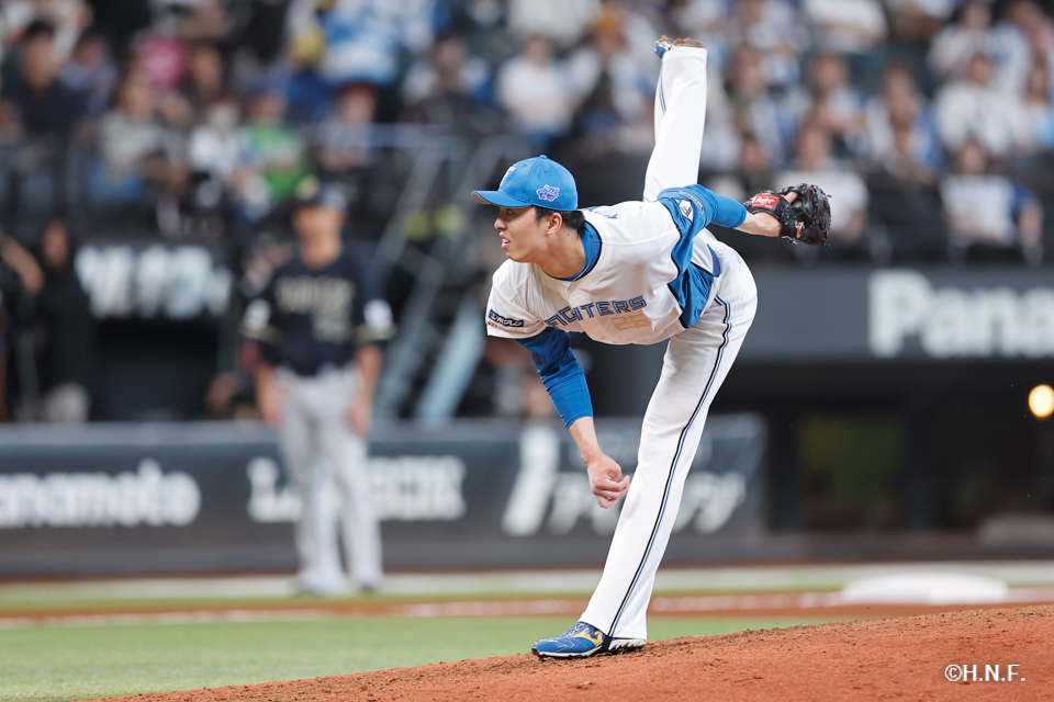 6回表、田中正義投手