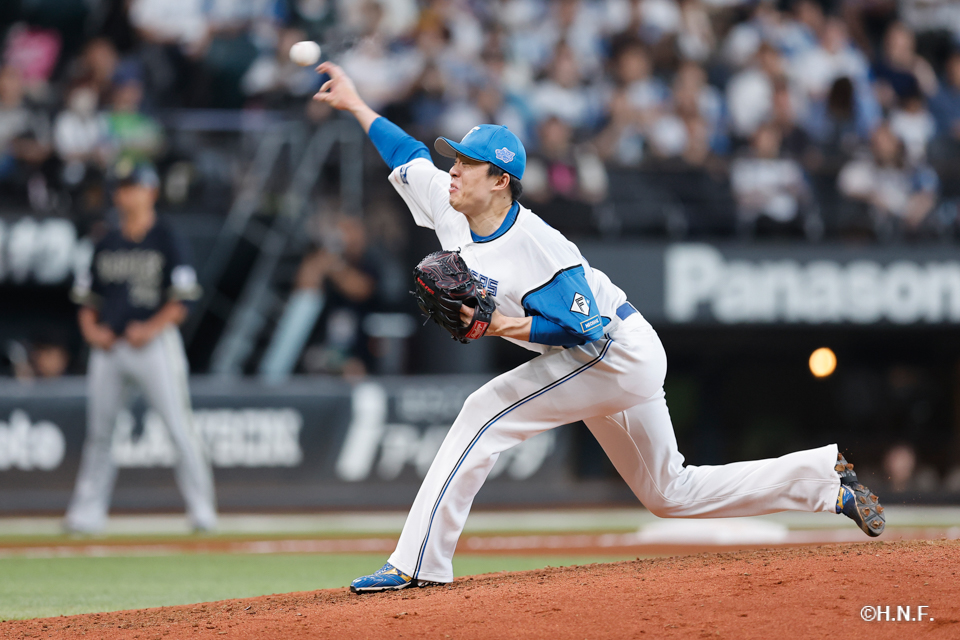 7回表、田中正義投手01