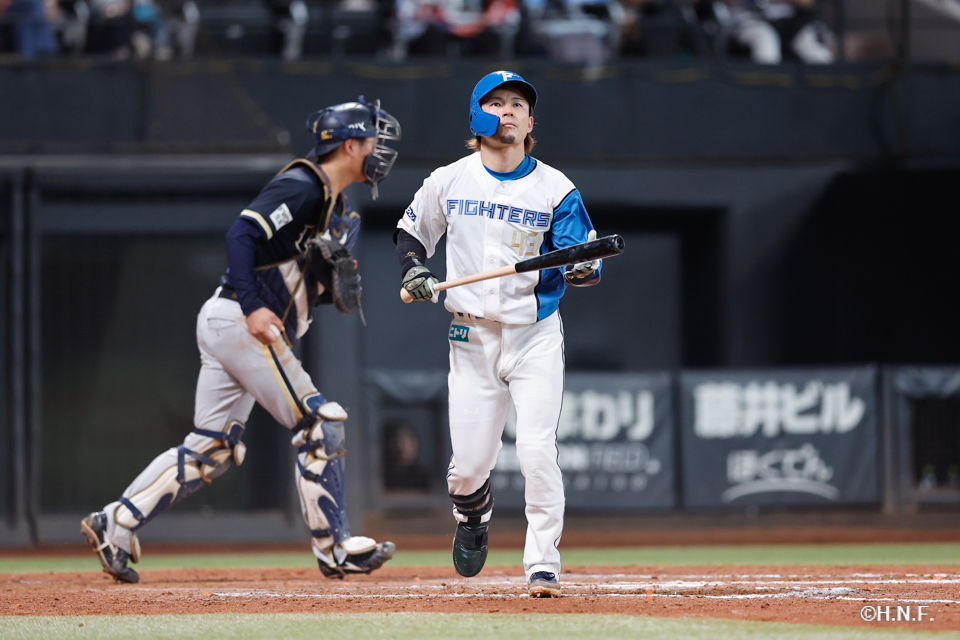 9回裏、水野選手