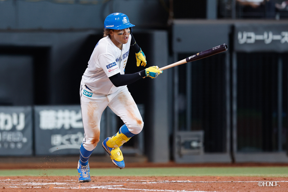 5回裏、水谷選手01