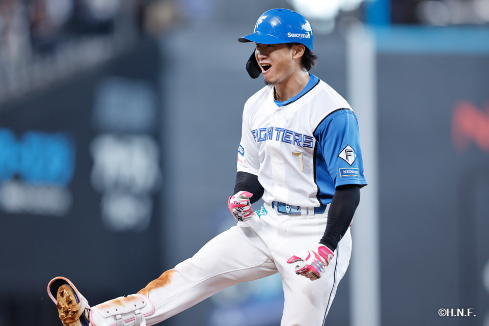5回裏、西川選手10
