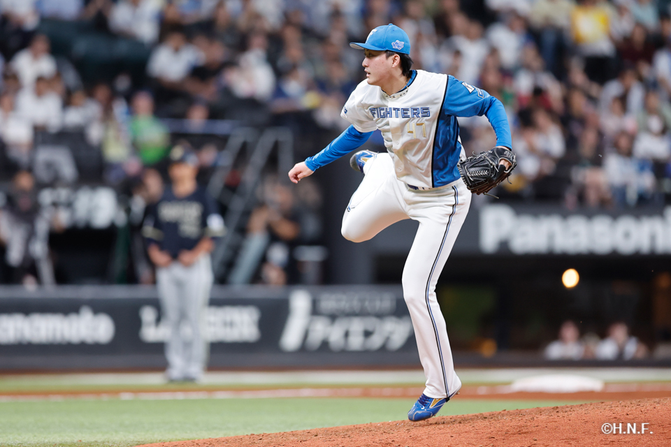 9回表、柳川投手