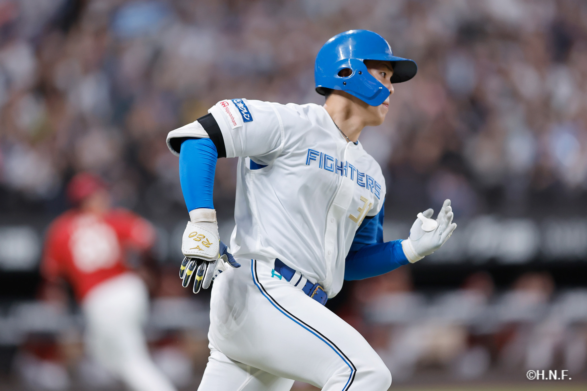 5回裏、柴田選手02