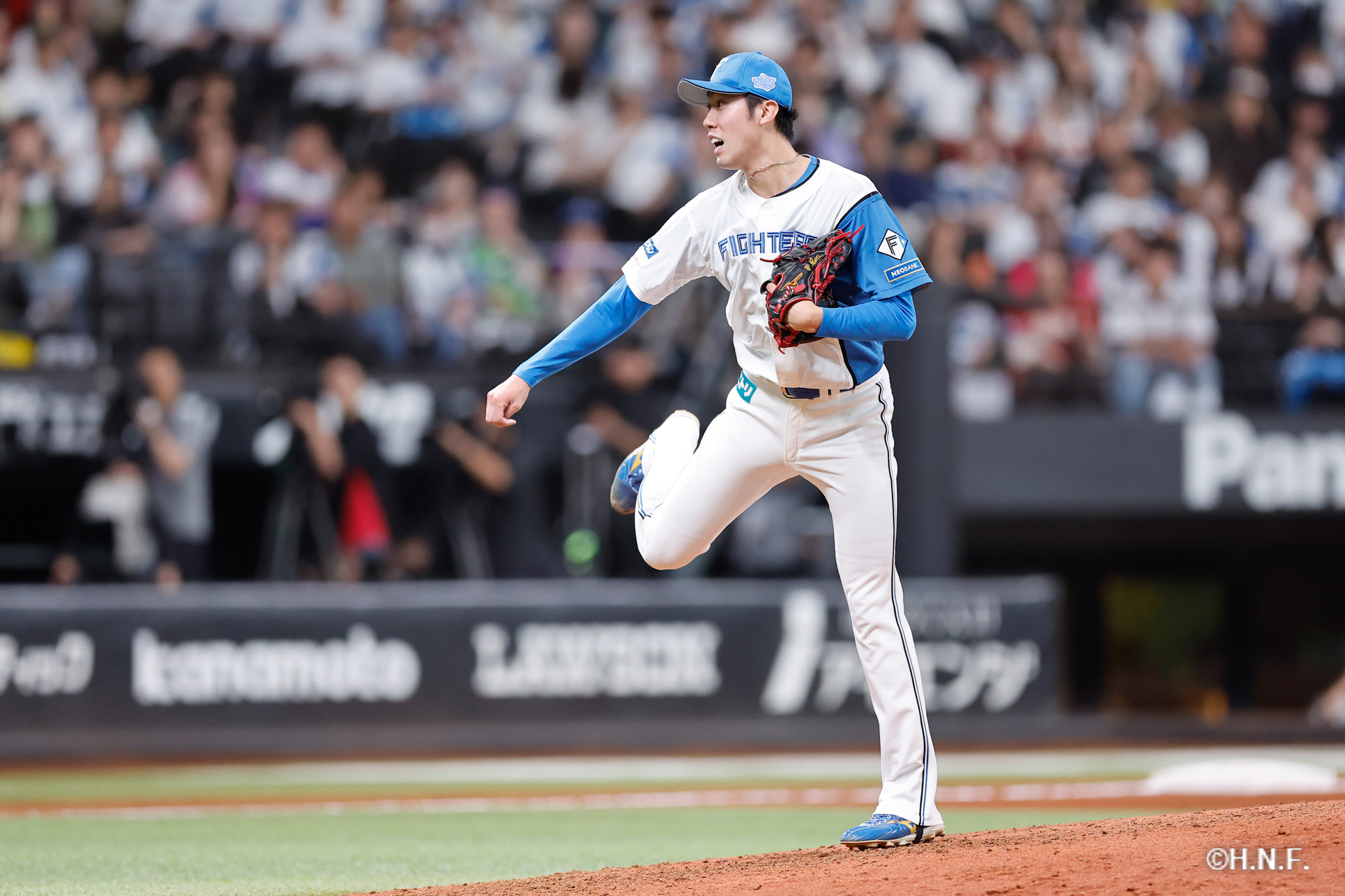 7回表、福島投手03