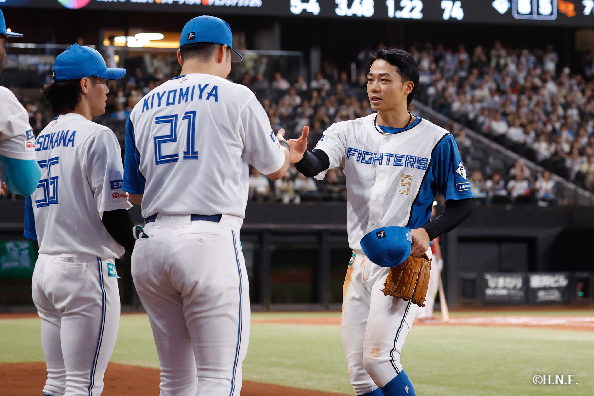 7回表、中島卓選手13