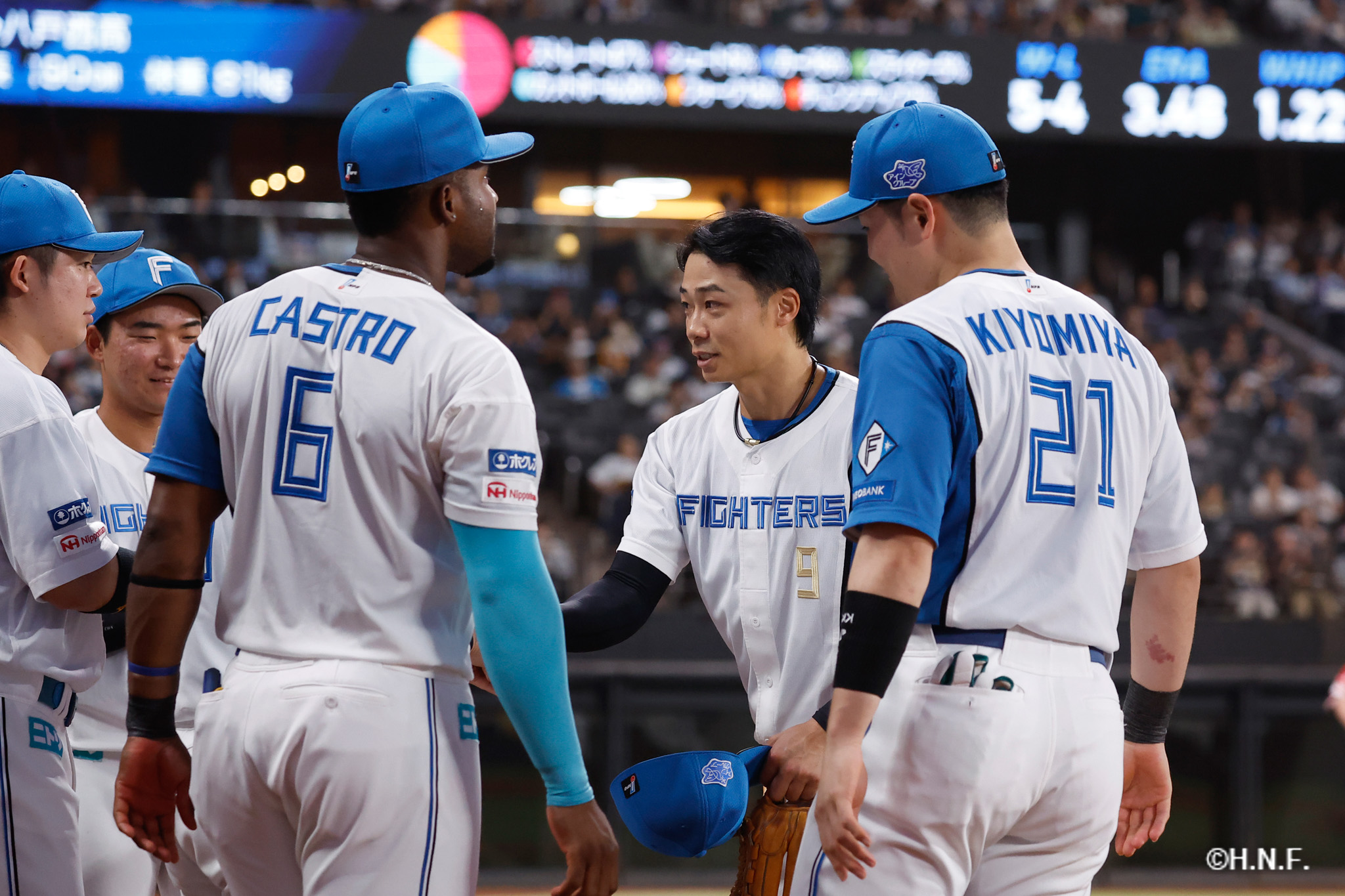 7回表、中島卓選手14