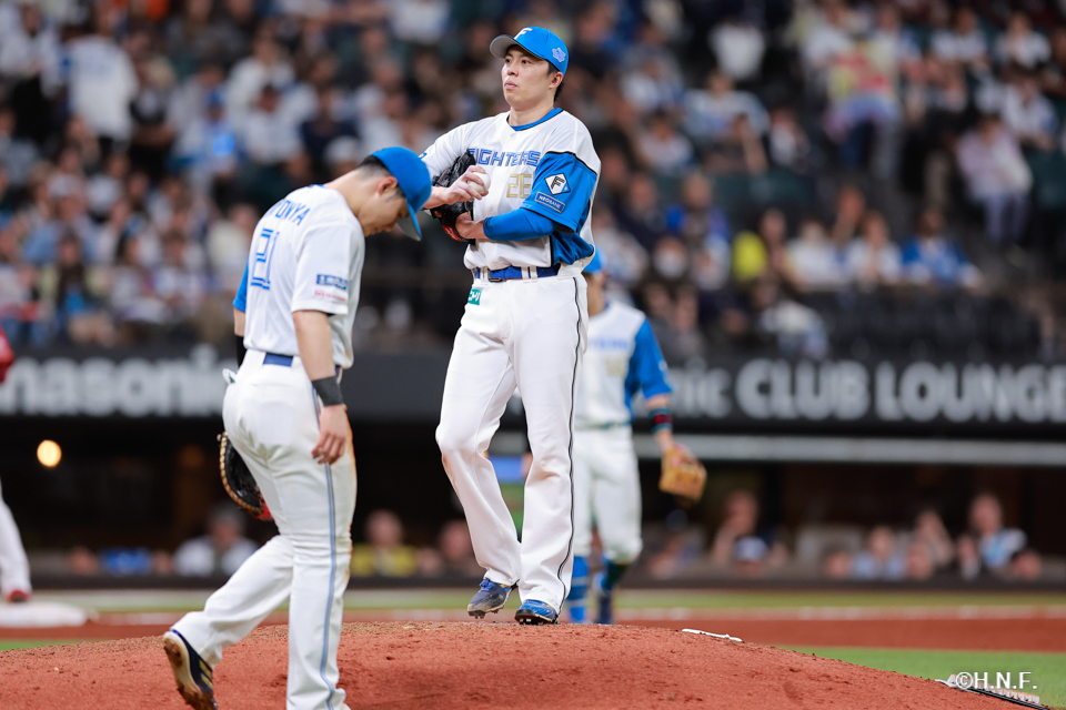 7回表、田中正義投手01