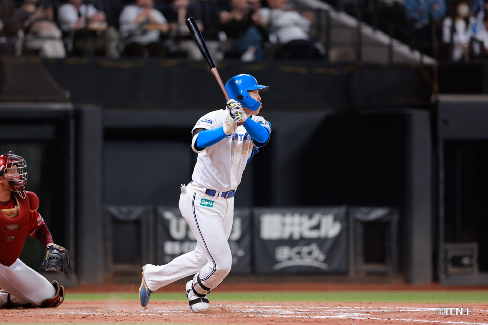 7回裏、柴田選手01