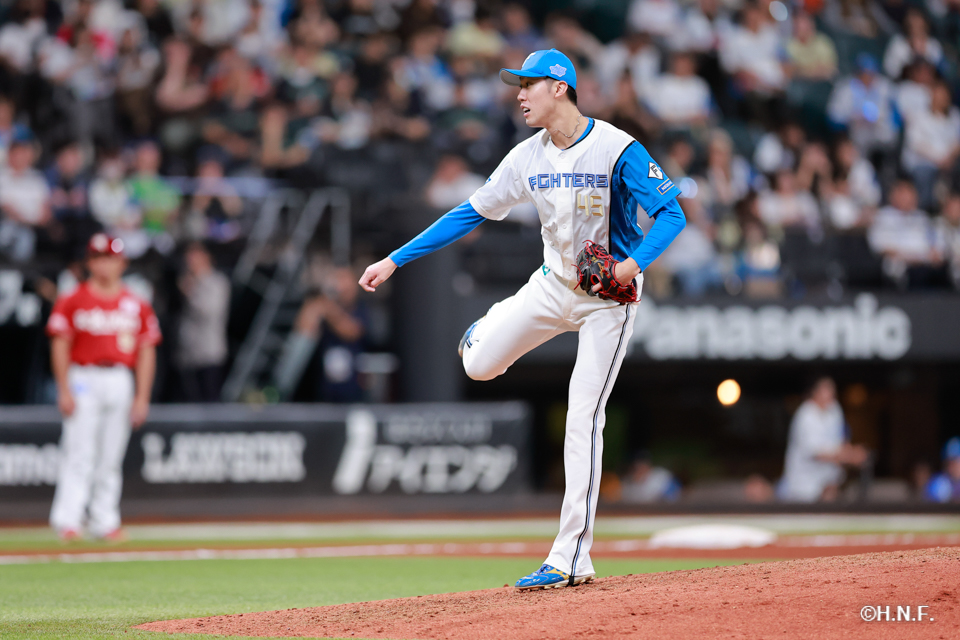 8回表、福島投手02