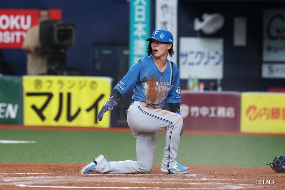 8回表、矢澤選手