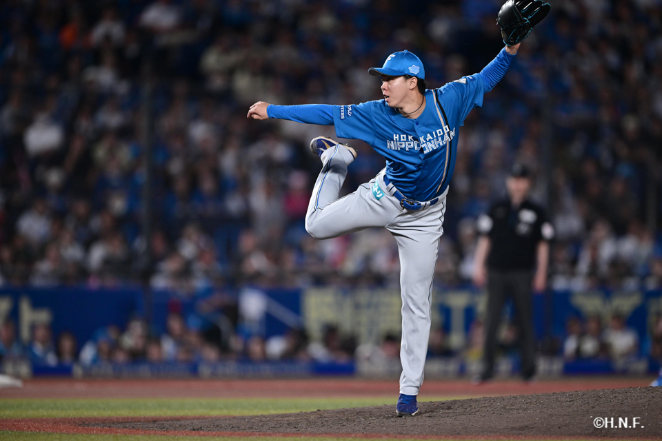 8回裏、大川投手