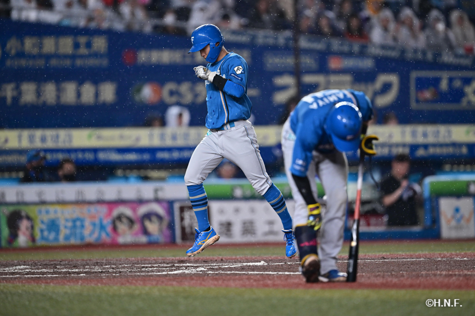 7回裏、清宮選手