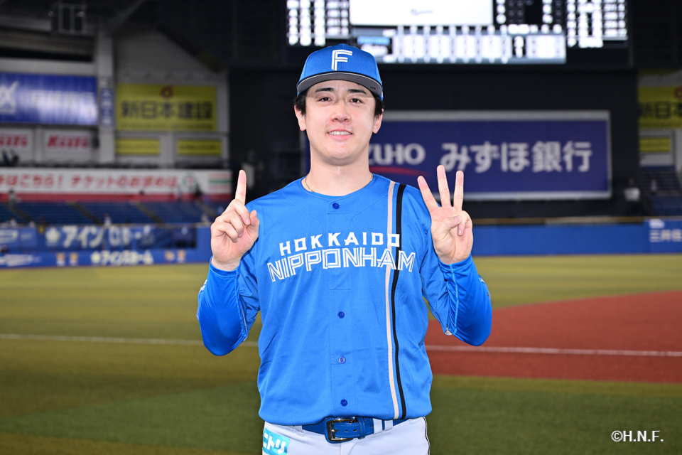 ヒーローの北山投手