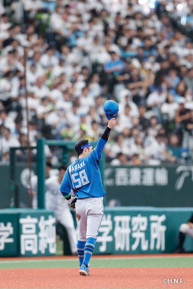 4回表、奈良間選手12