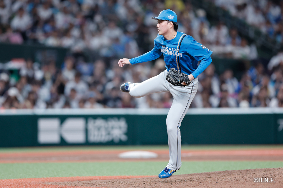 9回裏、柳川投手02