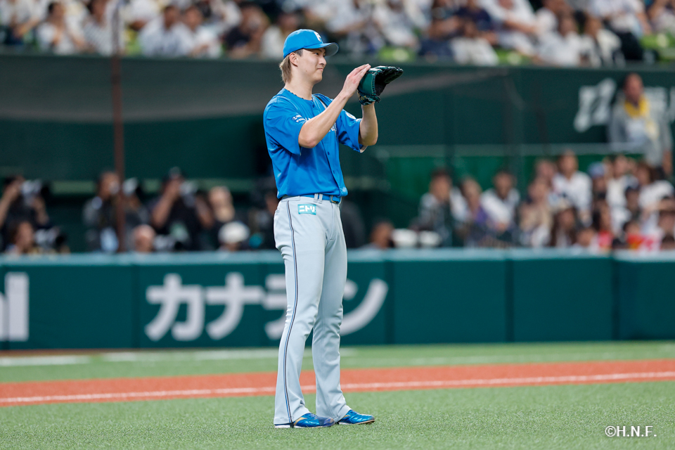 先発の達投手10