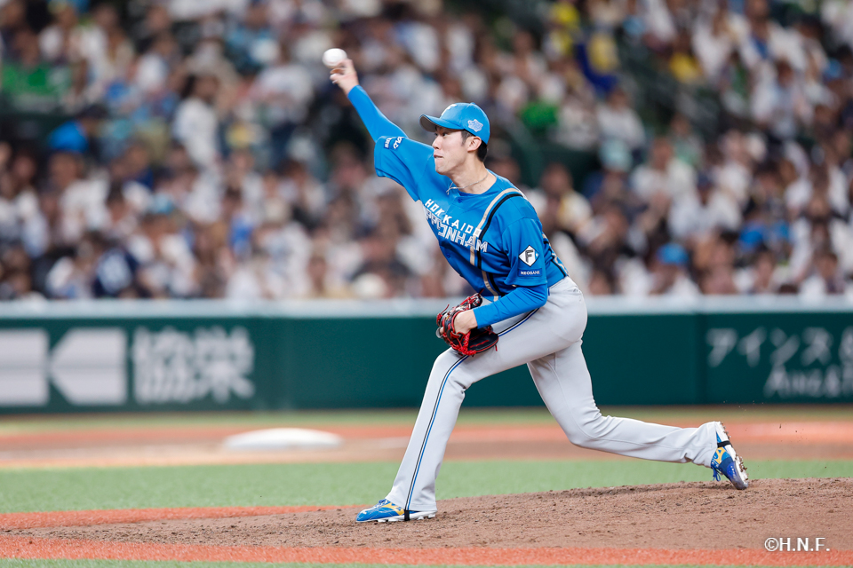7回裏、福島投手03