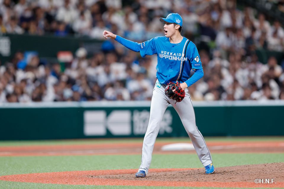 7回裏、福島投手07