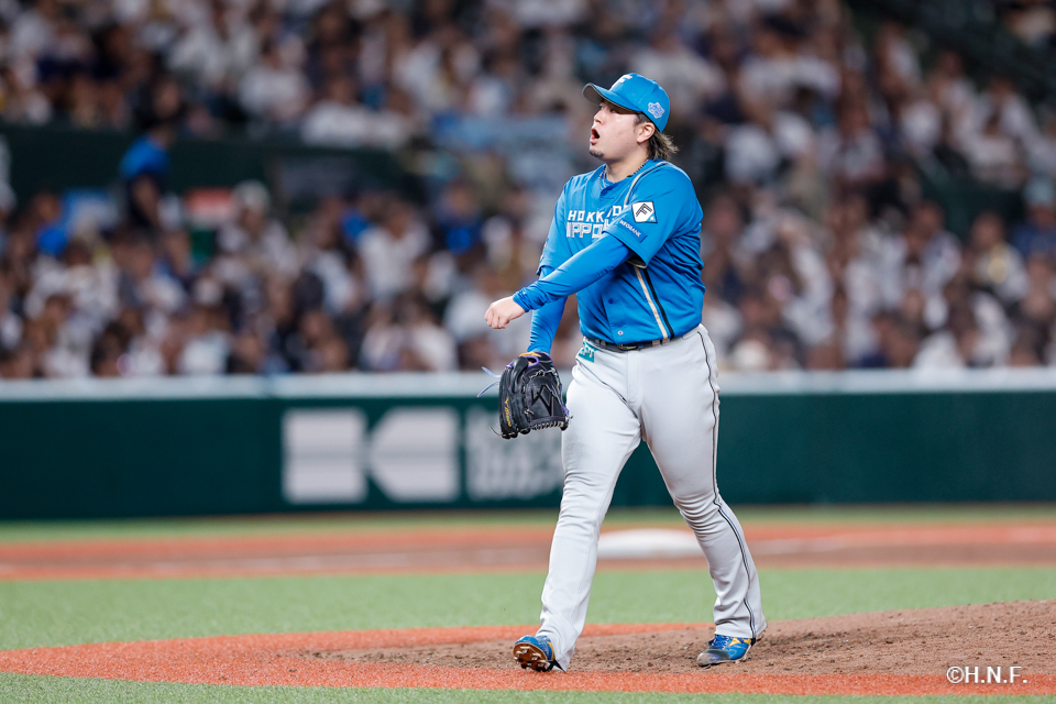 8回裏、堀投手08