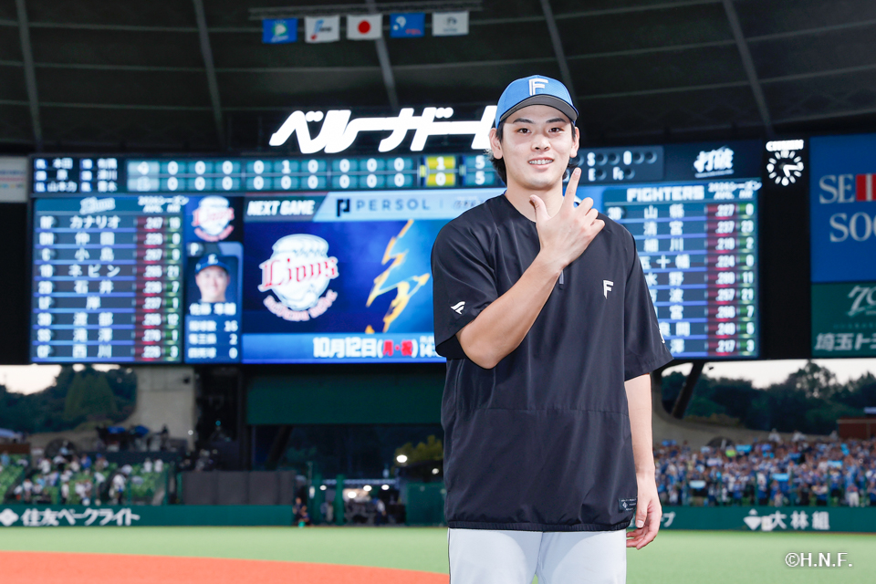 ヒーローの野村選手