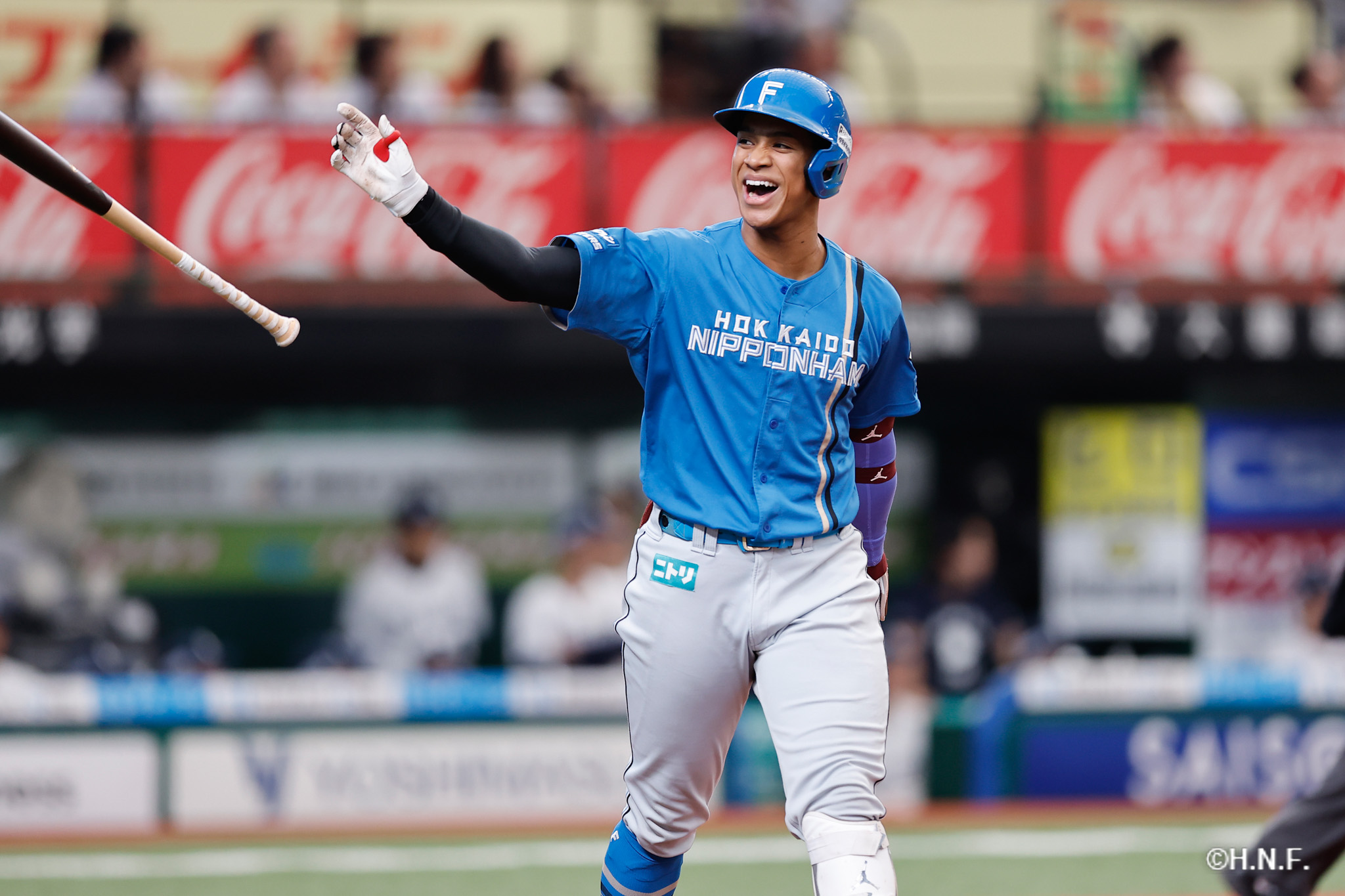 4回表、万波選手05