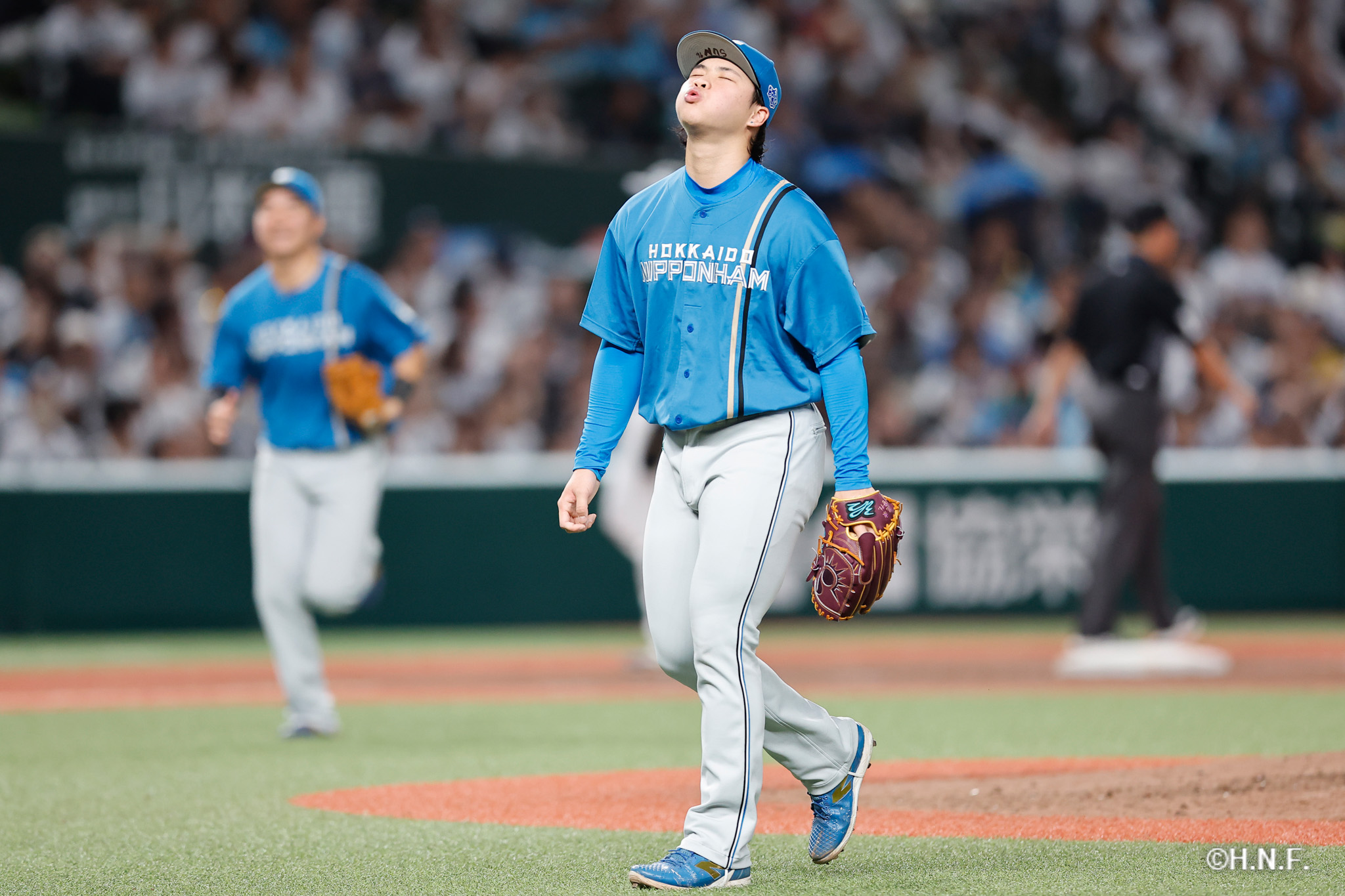 8回裏、孫投手02