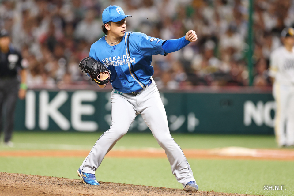 5回裏、細野投手01