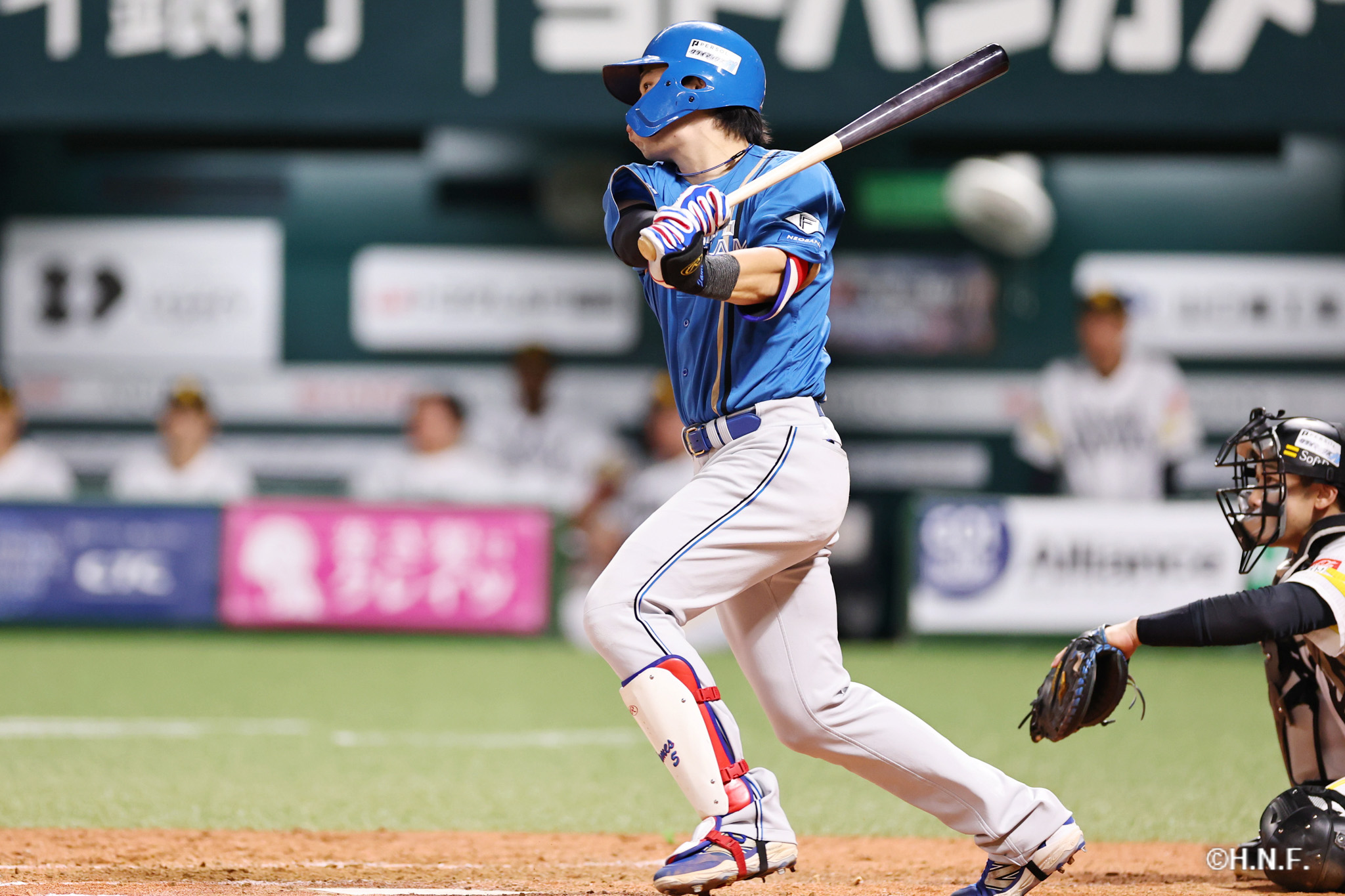 4回表、野村選手01