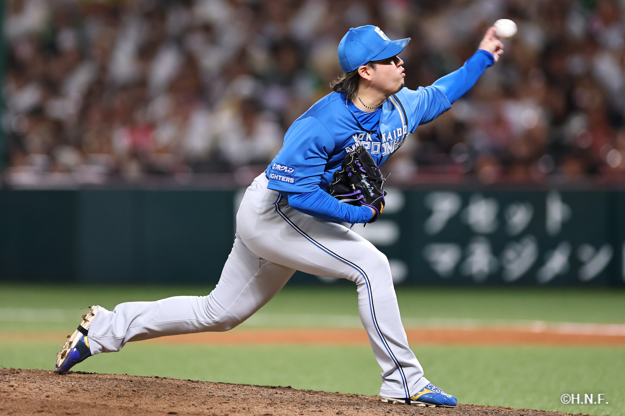 8回裏、堀投手02