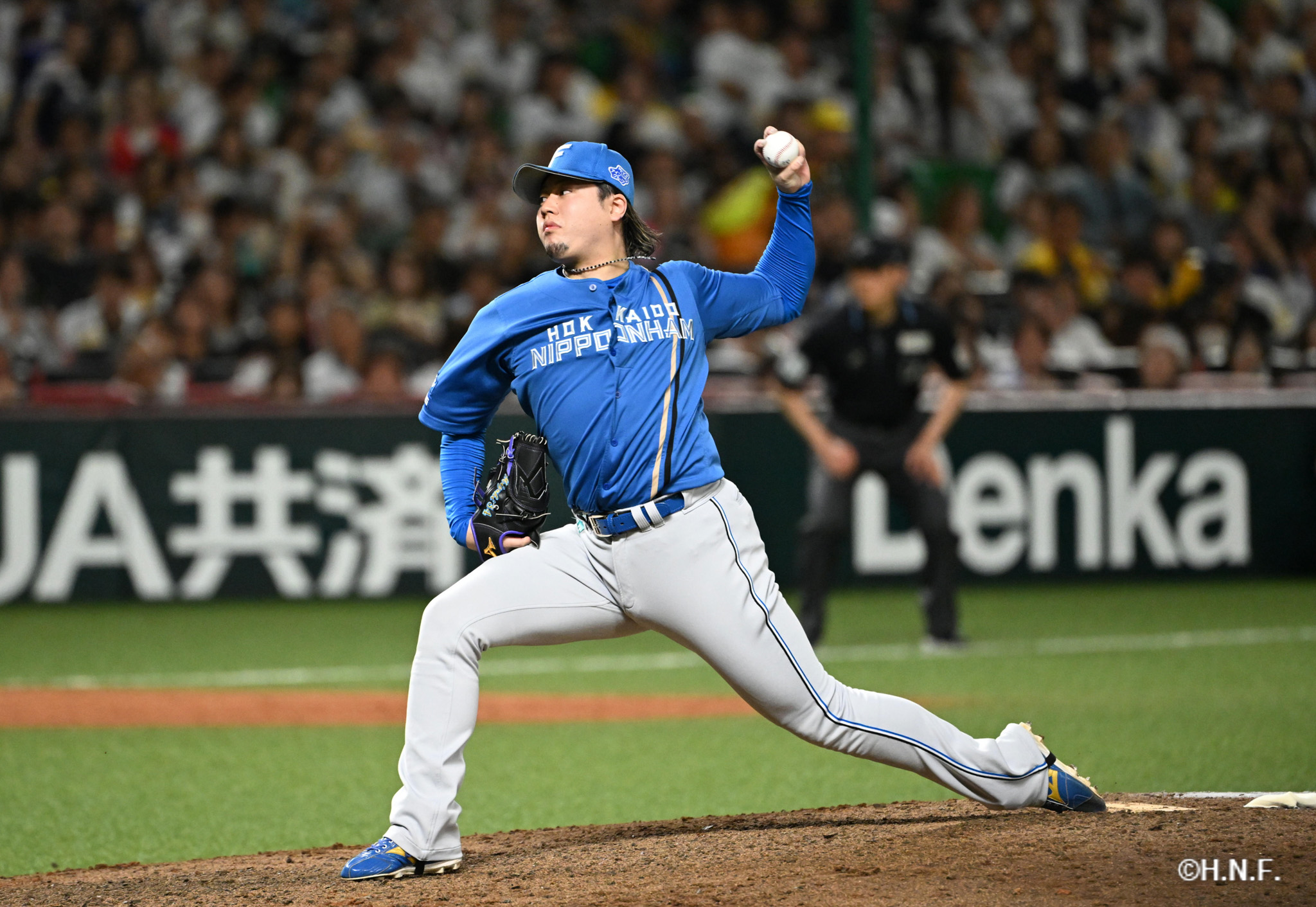 8回裏、堀投手03