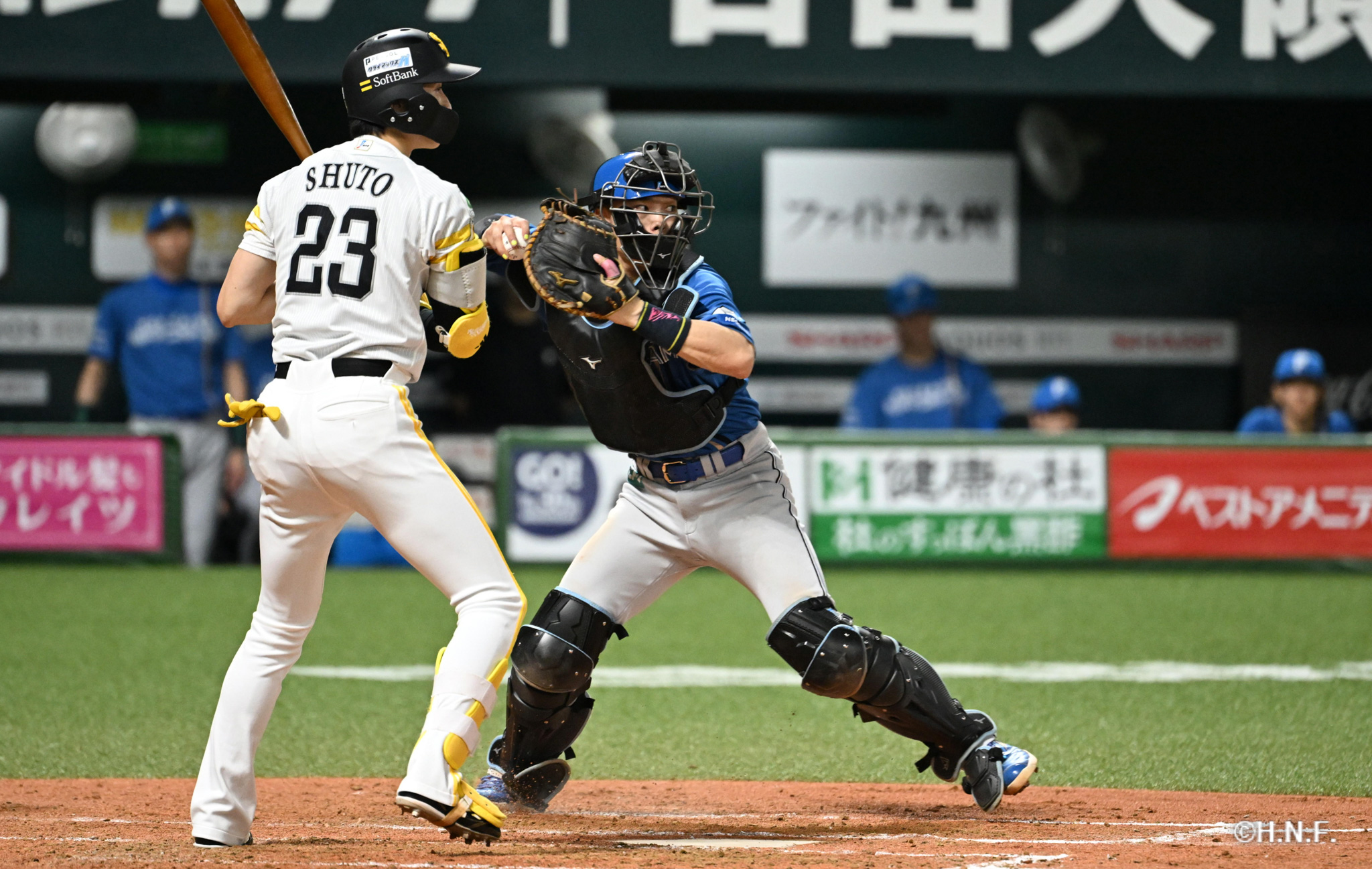 3回裏、田宮選手