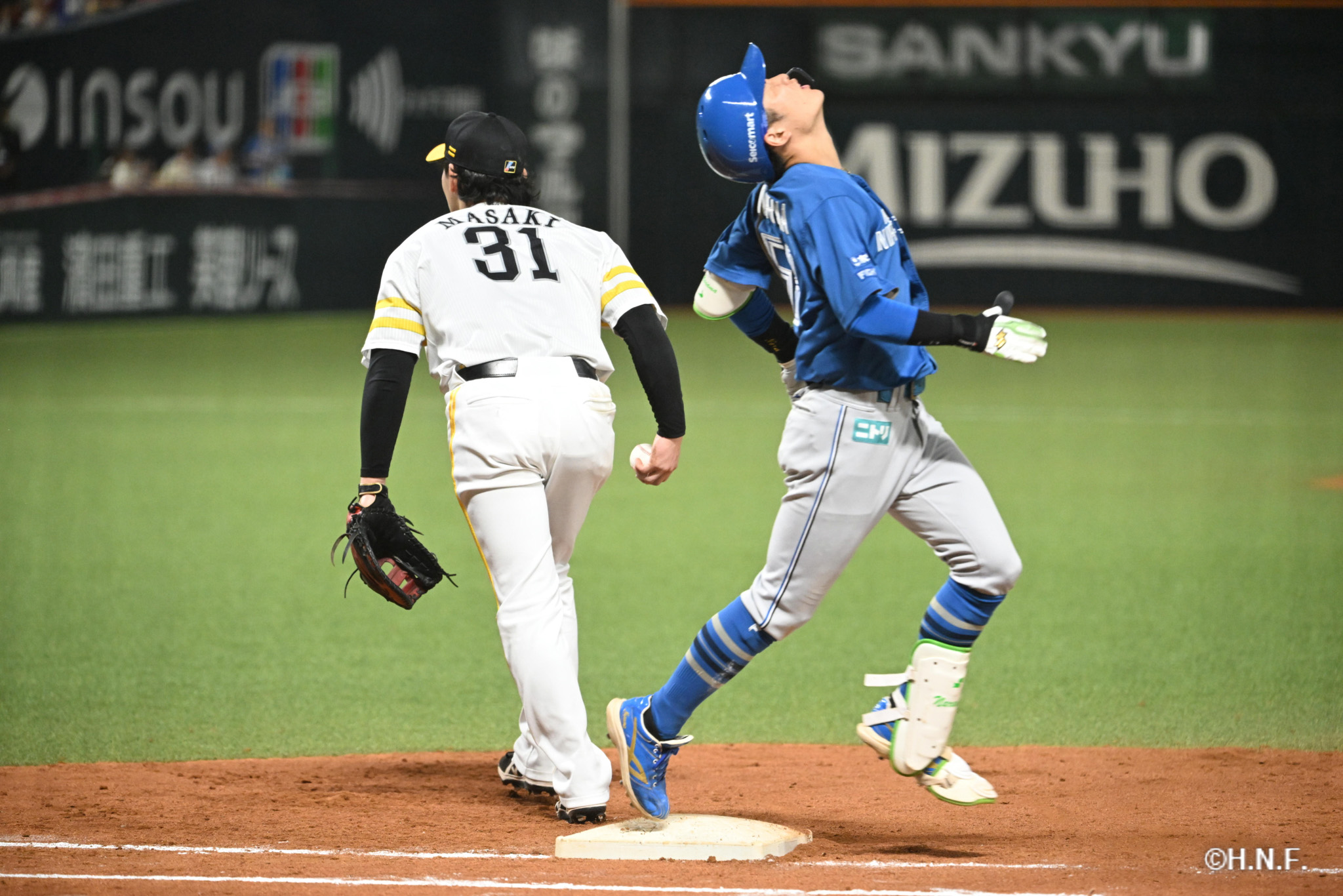 5回表、奈良間選手